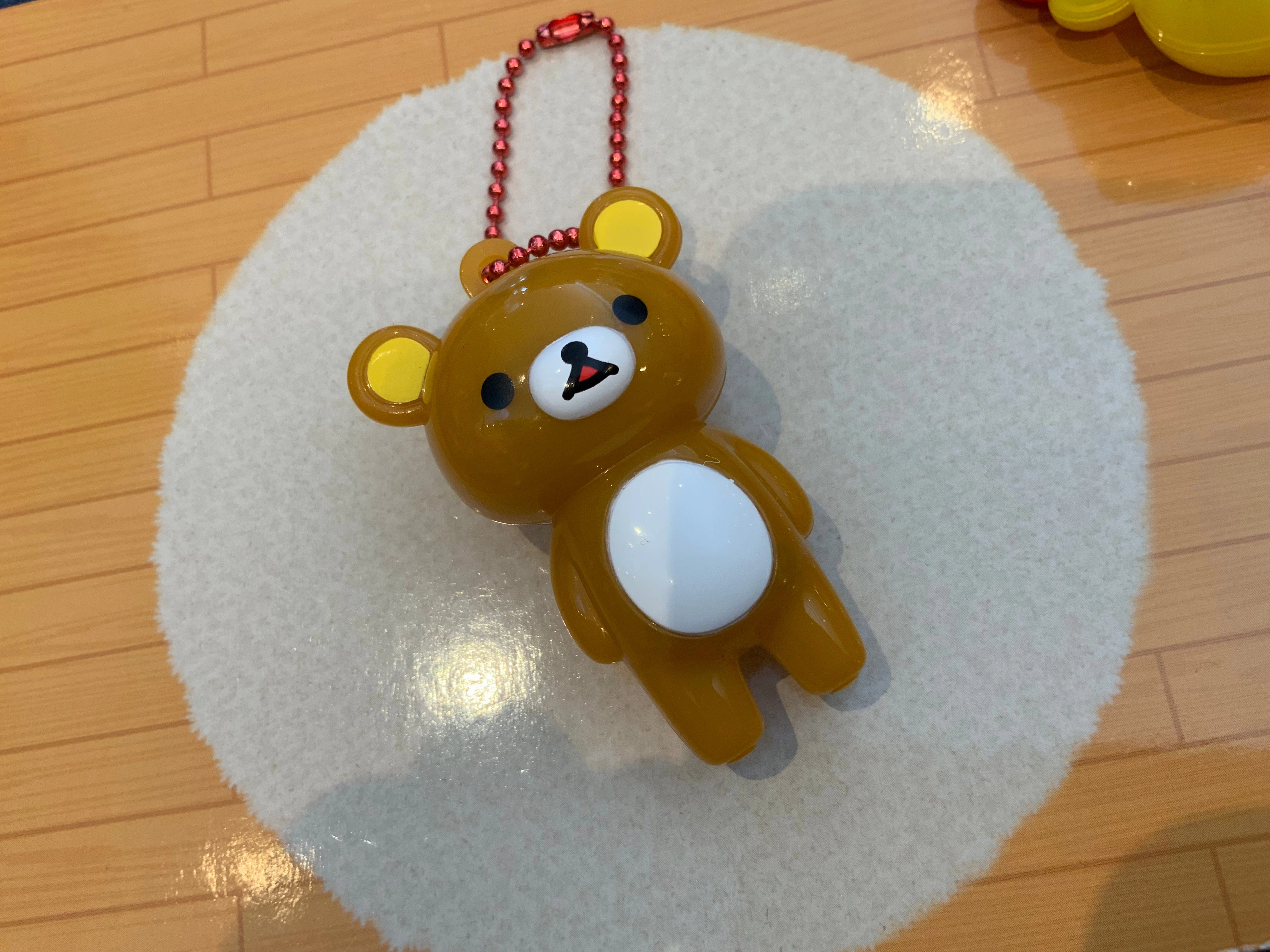 Rilakkuma Valentines Figure Light Keychain 5 Pieces Set (In-stock) Jungle Beast