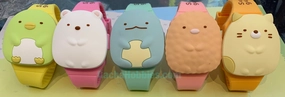 International Icon Anime Display Sumikko Gurashi Soft Rubber Cover Digital Watch 5 Pieces Set (In-stock)