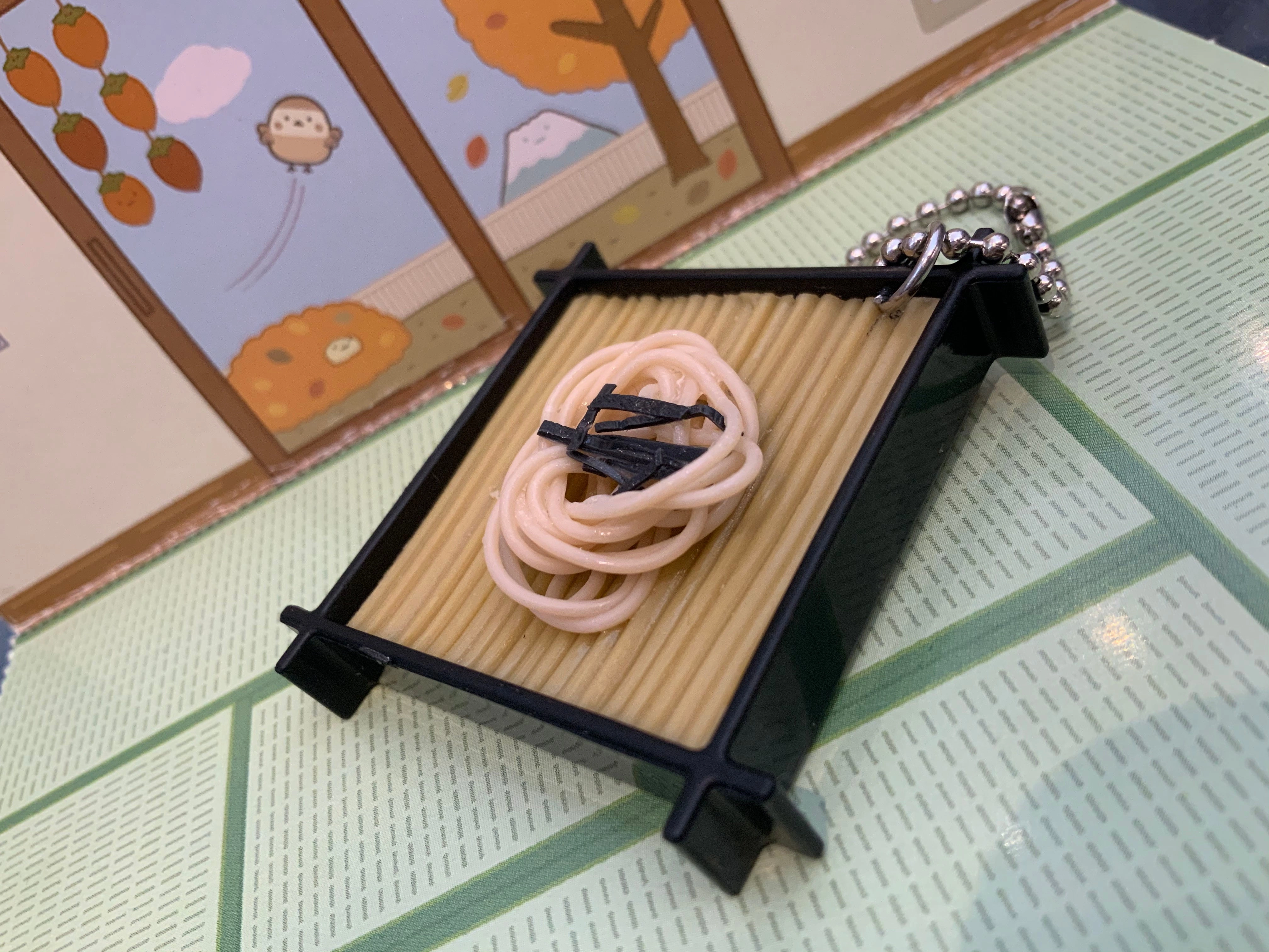 Japanese Soba Figure Keychain 5 Pieces Set (In-stock) Vinyl Toy Pilot Model