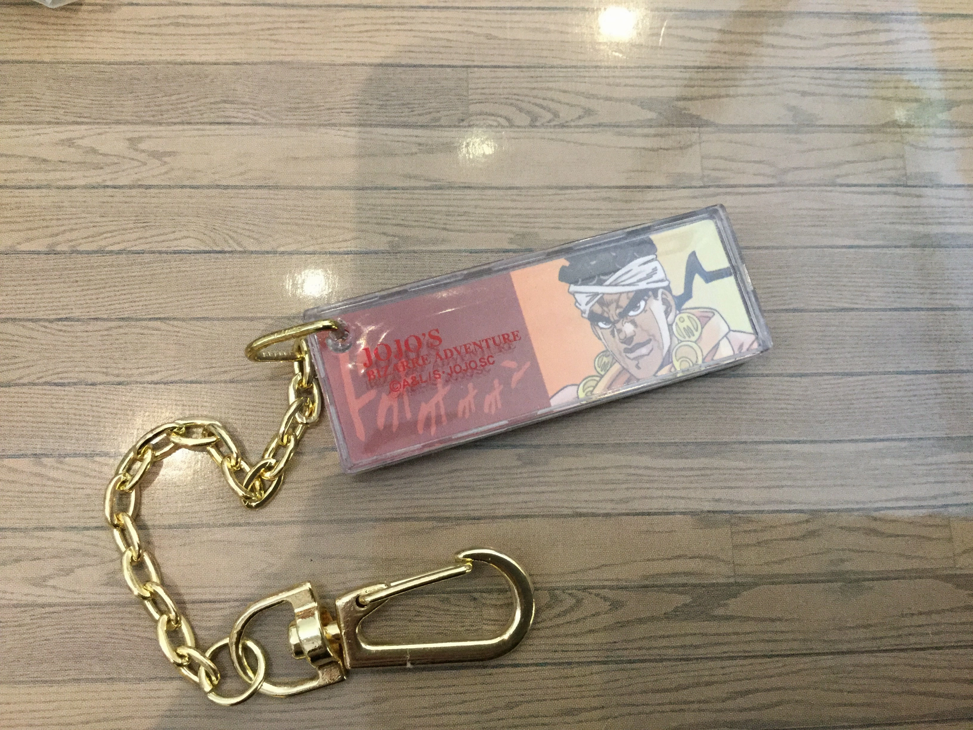 JoJo??s Bizarre Adventure Stardust Crusaders Character Acrylic Keychain 5 Pieces Set (In-stock) Animation Cel Glass Art