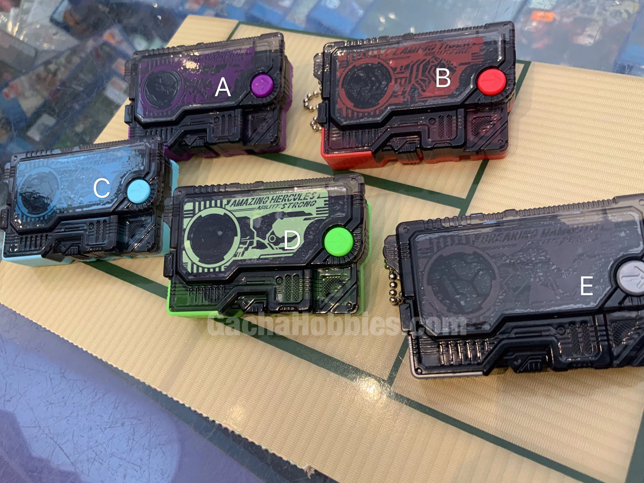 Kamen Rider Zero One Progress Key LED Keychain 5 Pieces Set (In-stock) Collectible Goods