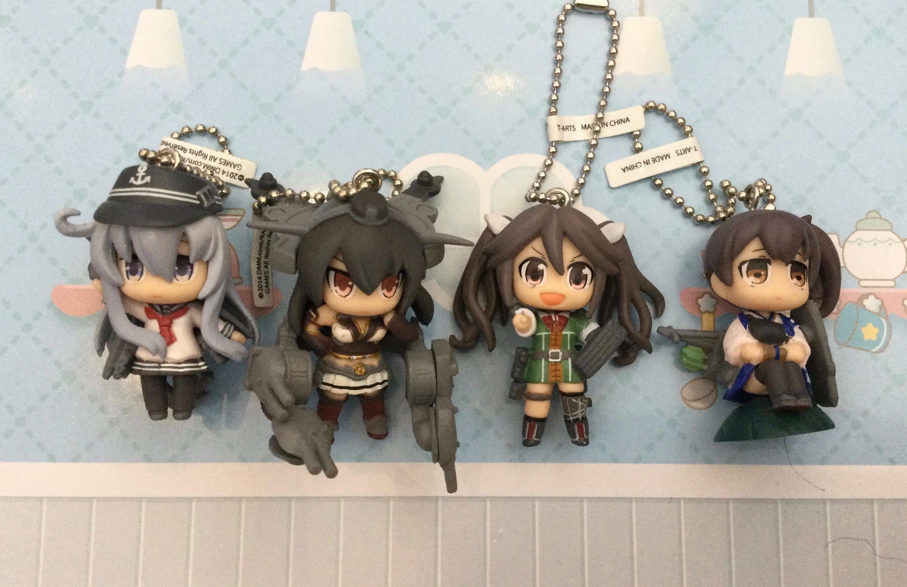 Diverse Representation Limited Figure Kantai Collection Character Figure Keychain Vol.1 4 Pieces Set (In-stock)