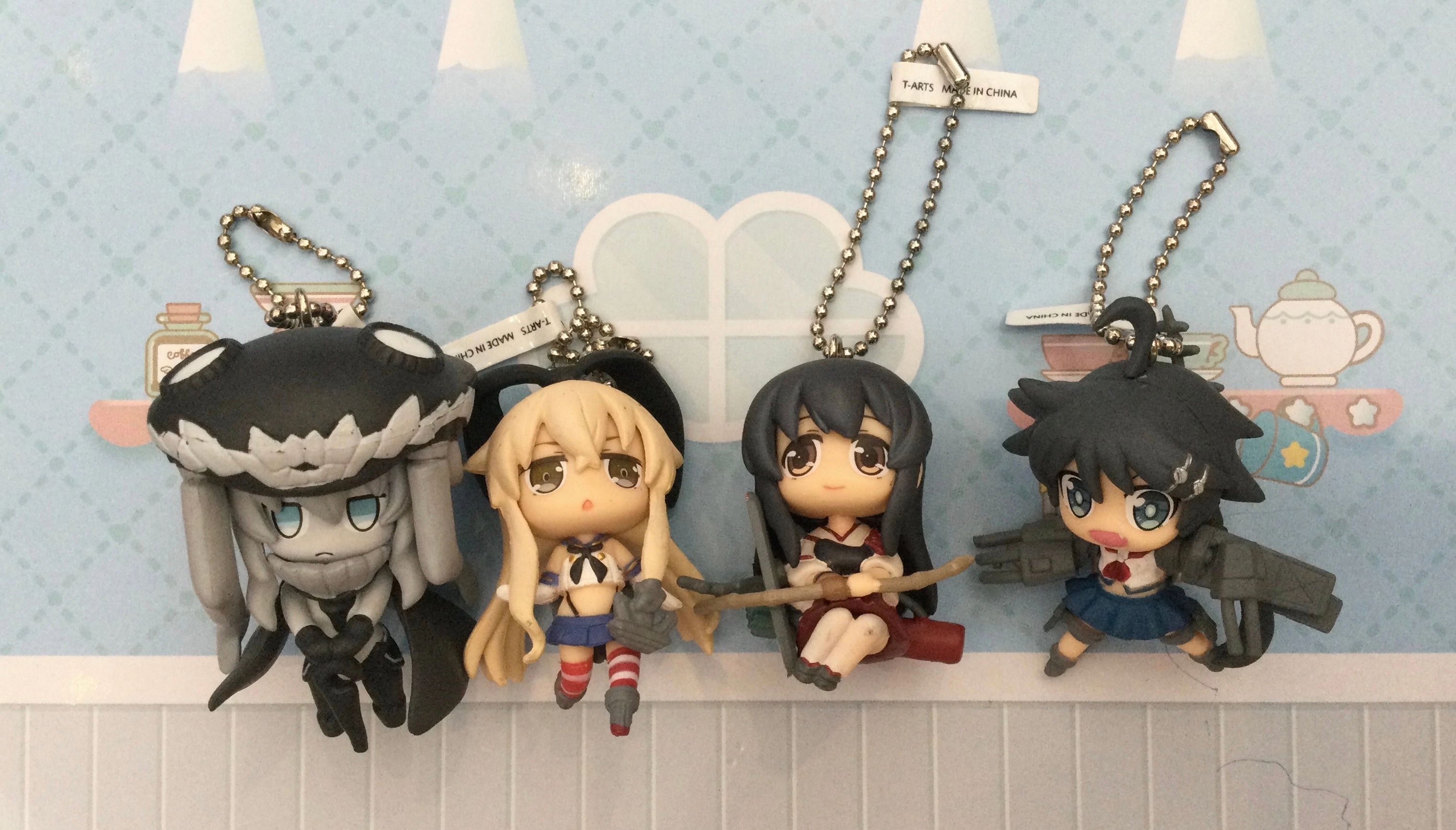 Kantai Collection Character Figure Keychain Vol.2 4 Pieces Set (In-stock) Robot Showcase Luxury Collectible