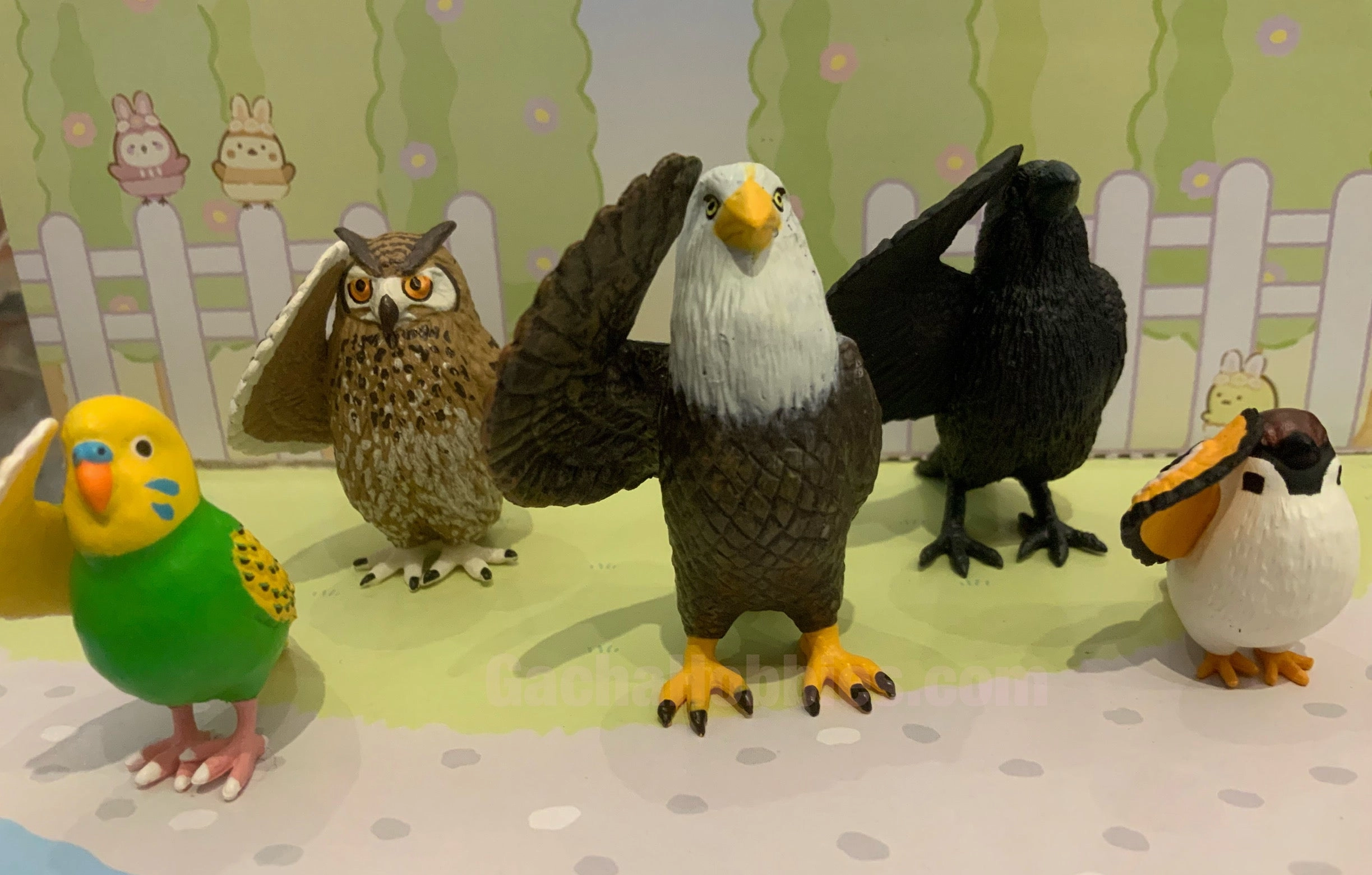 KEIREI Salute Bird Mini Figure 5 Pieces Set (In-stock) Fan Convention