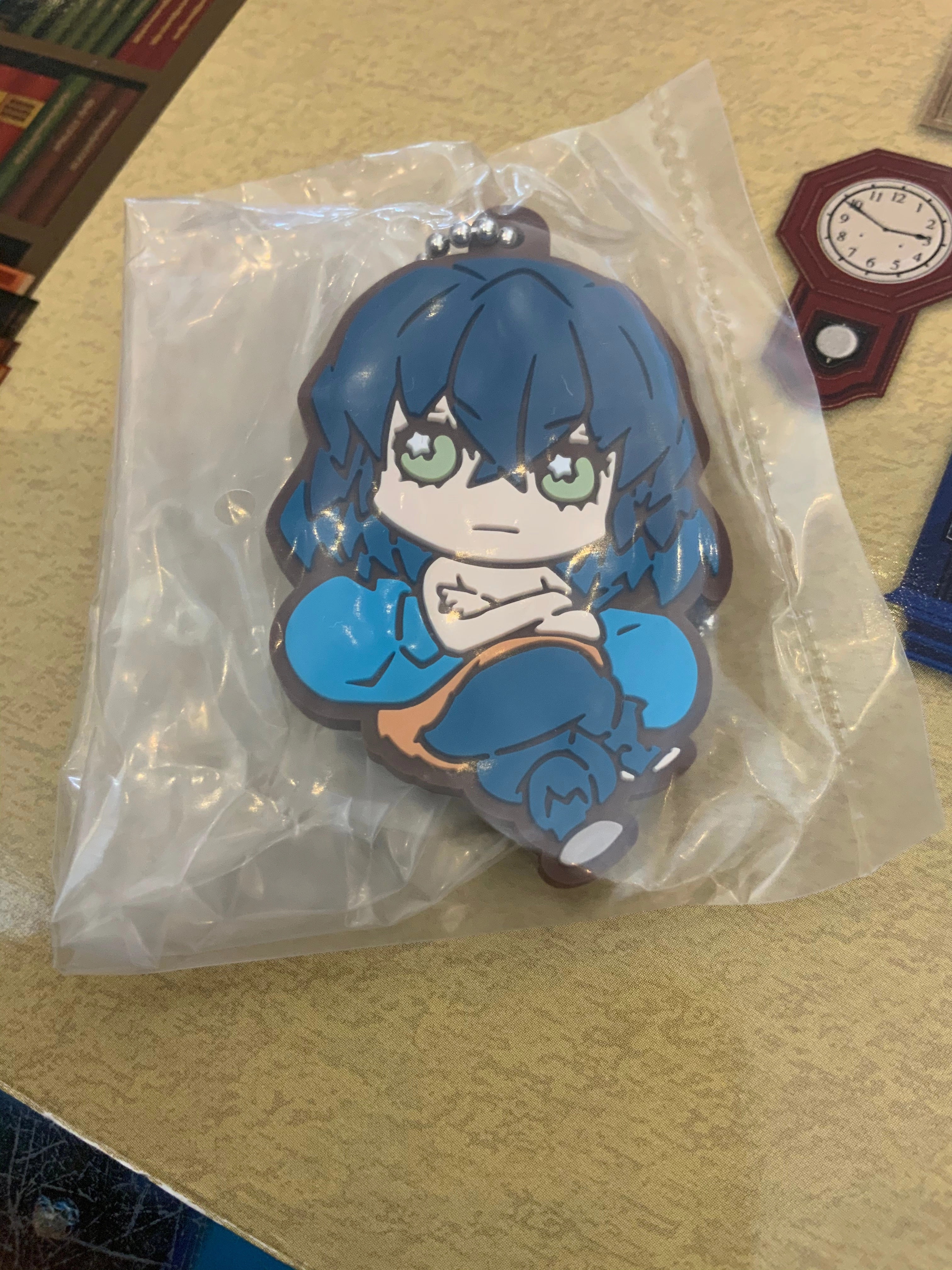 Chase Variant Kimetsu no Yaiba Demon Slayer Onemutan Rubber Keychain Vol.1 9 Pieces Set (In-stock)