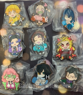 Kimetsu no Yaiba Demon Slayer Onemutan Rubber Keychain Vol.1 9 Pieces Set (In-stock) Gallery Art Robot Collectible