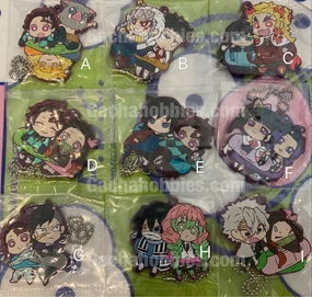 Kimetsu no Yaiba Demon Slayer Onemutan Rubber Keychain Vol.3 9 Pieces Set (In-stock) Auction Item Spiritual Figure