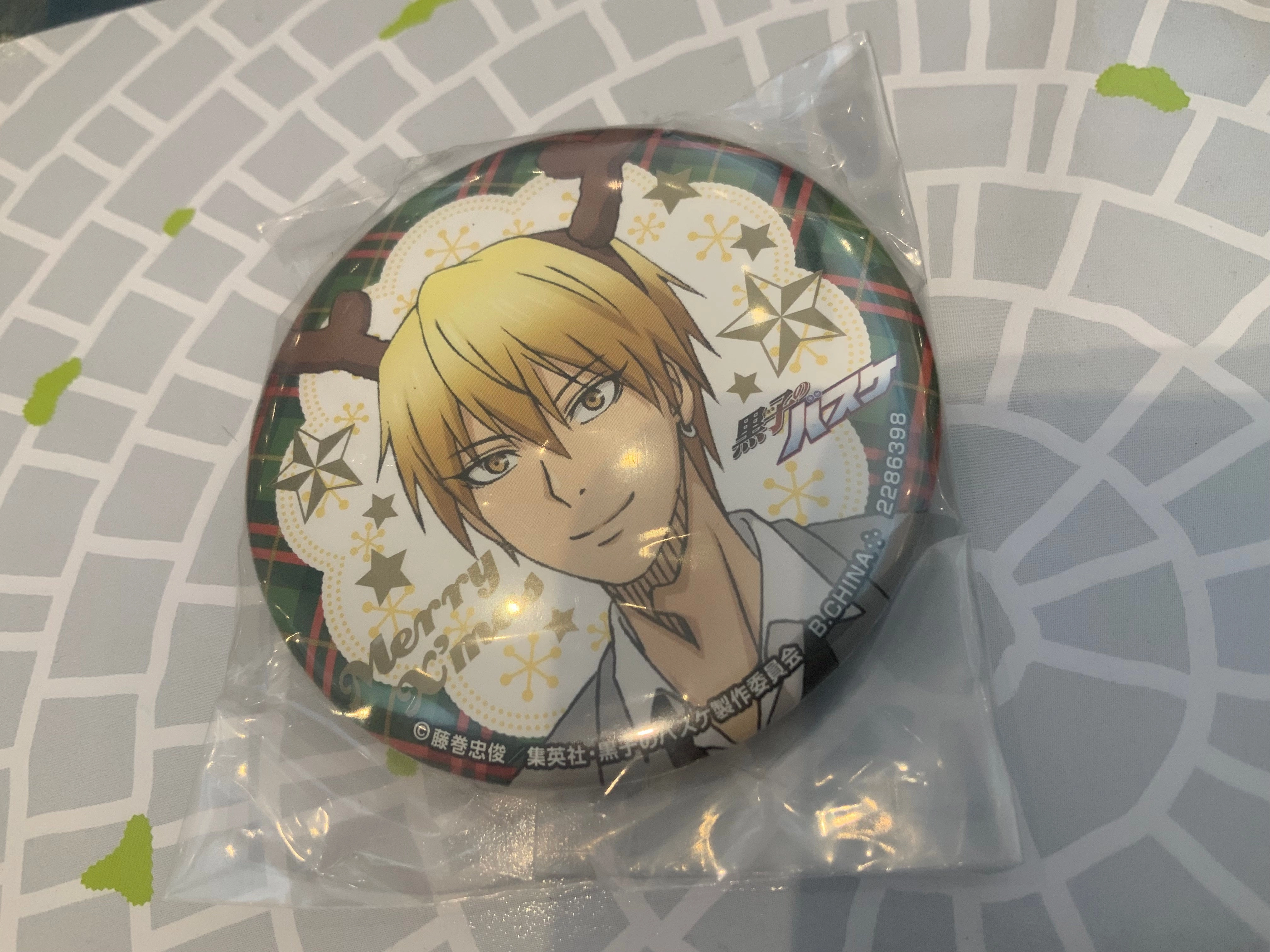 Kuroko no Basketball Christmas Time Badge Pin 8 Pieces Set (In-stock) PC Game Action Decor