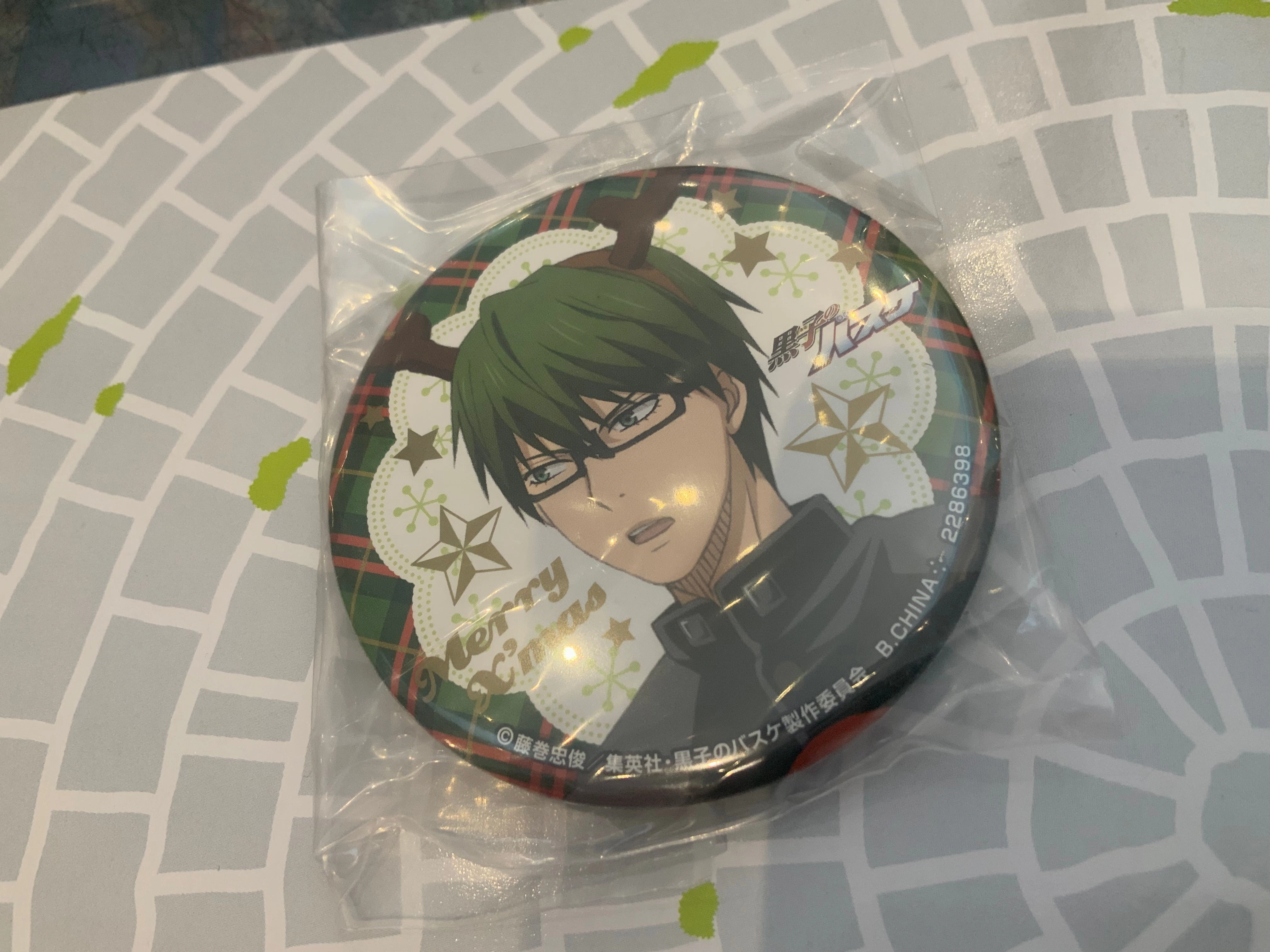 Art Object Bathroom Accent Kuroko no Basketball Christmas Time Badge Pin 8 Pieces Set (In-stock)