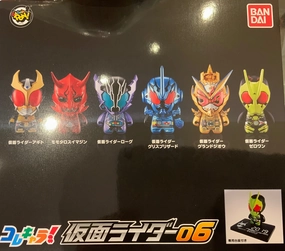 Colle Chara Kamen Rider Character Figure Vol.6 6 Pieces Set (In-stock) Superhero Collection Geek Culture