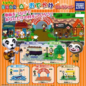 Popular Character multicultural Animal Crossing New Leaf Village Buildable Figure 5 Pieces Set (In-stock)