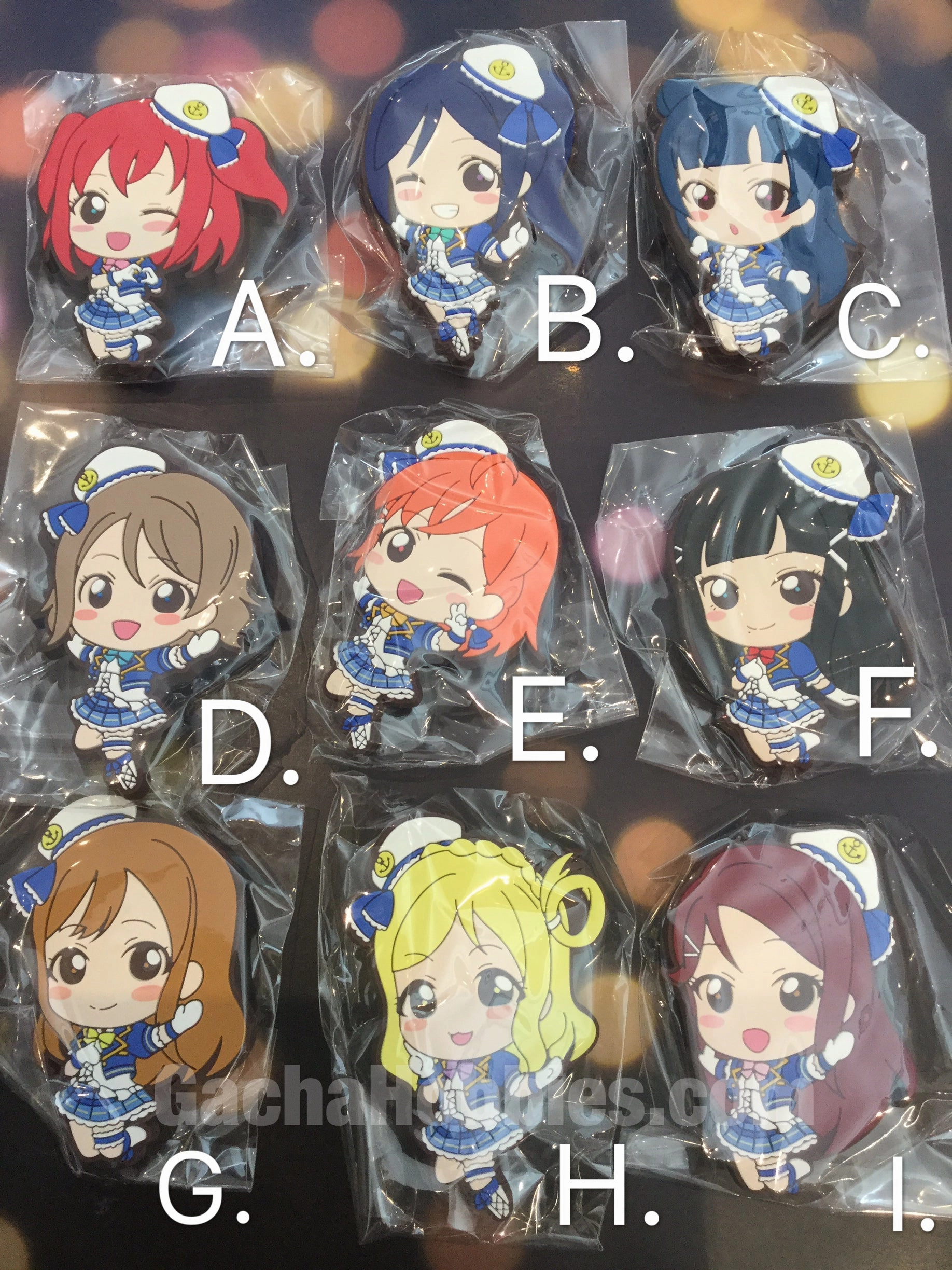 Blue Ribbon Love Live Sunshine Aquours Rubber Glasses Holder/Sucker