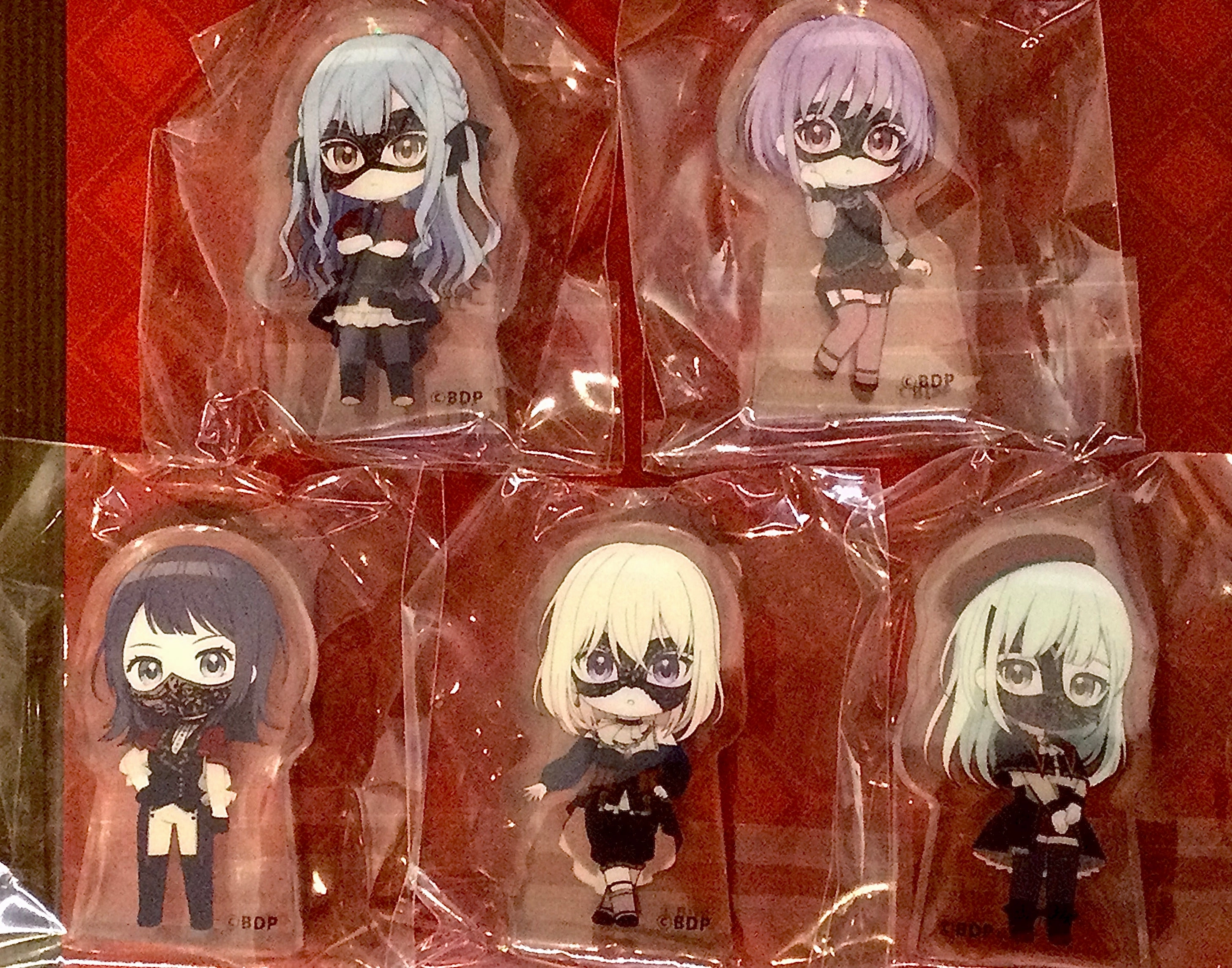 BanG Dream! It's MyGO!!!!! Ave Mujica Character Thick Acrylic Stand 5 Pieces Set (In-stock) Collectible Article