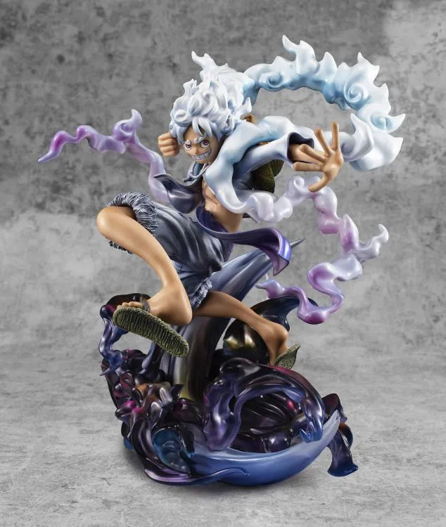 Designer Unit Studio Ghibli Megahouse POP Portrait of Pirate One Piece WA-MAXIMUM Monkey D. Luffy (Gear 5 Ver.) Statue Figure