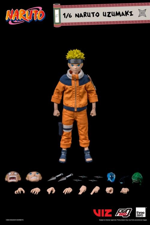 Character Product ThreeZero FigZero 1/6 Naruto Naruto Uzumaki Scale Action Figure