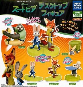 investment piece Disney Zootopia Character Small Figure 5 Pieces Set (In-stock)