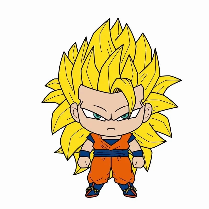 Action Collection Veteran Designer Magnet | 3D Foam | Dragon Ball | Goku (Super Saiyan 3)