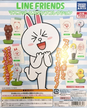 Line Friends Stamp Set Anime Merchandise