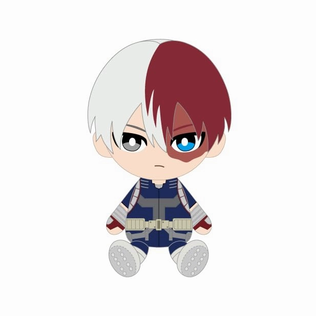 "My Hero Academia" Chibi Plush Todoroki Shoto Vol. 2 Collectible Collectible Anatomy Figure
