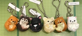 Manmaru Animal Shiba Inu Dog Figure Keychain 6 Pieces Set (In-stock) Passed Down