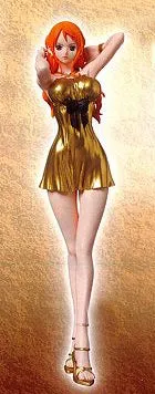 Vinyl Model Animation Cel Nami Glitters and Glamours One Piece Film Gold special vers.