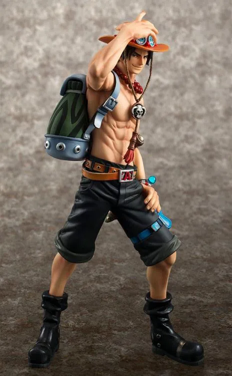 Megahouse POP Portrait of Pirate One Piece Neo-DX Portgas D. Ace (10th Limited Ver.) Statue Figure Reissue Adventure Character Fairytale Character