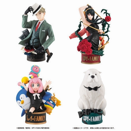 MegaHouse Pettitrama Series EX SPY??FAMILY SPY??FAMILY in the Big Box Set Botanical Sculpture Miniature Art Art Figure