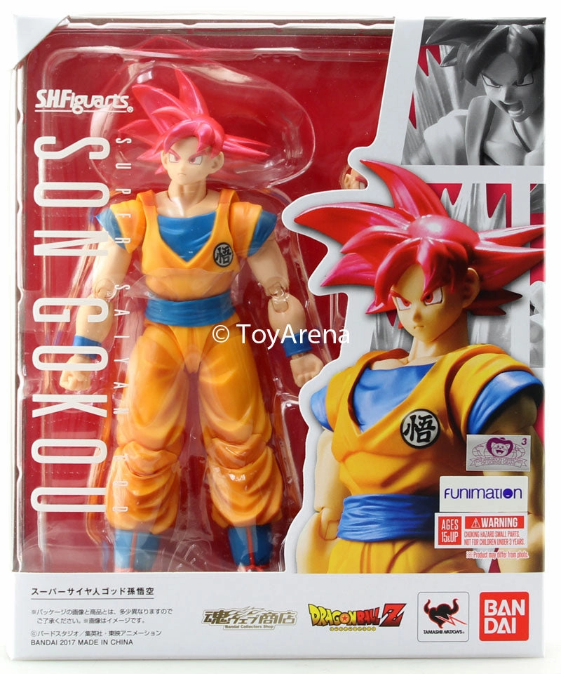 S.H. Figuarts Dragon Ball Z Super Saiyan God (SSG) Son Goku (Gokou) Figure Hobby Kit Window Sill