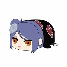 NT-12 "NARUTO -Shippuden-" Potekoro Mascot (M Size) 2 F Konan Character Goods Movie Collectible