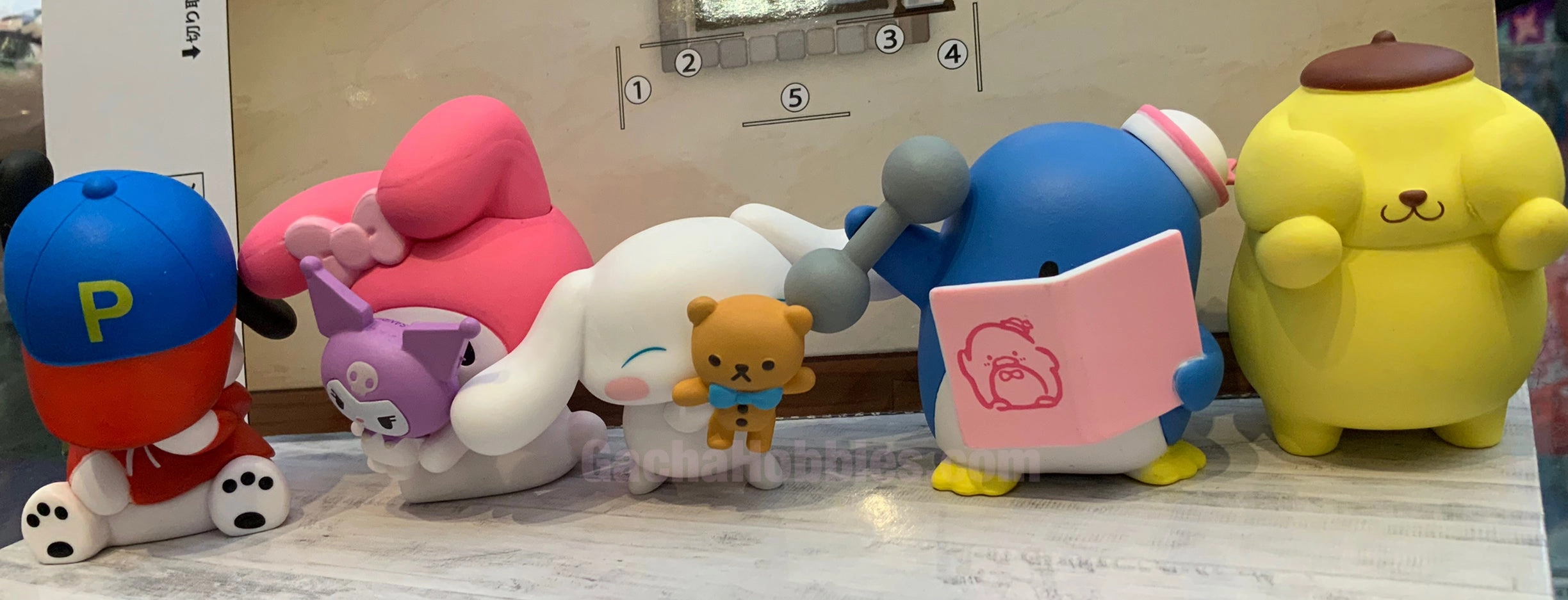 Robot Collection Sanrio Characters Hide and Seek Figure Vol.3 5 Pieces Set (In-stock)