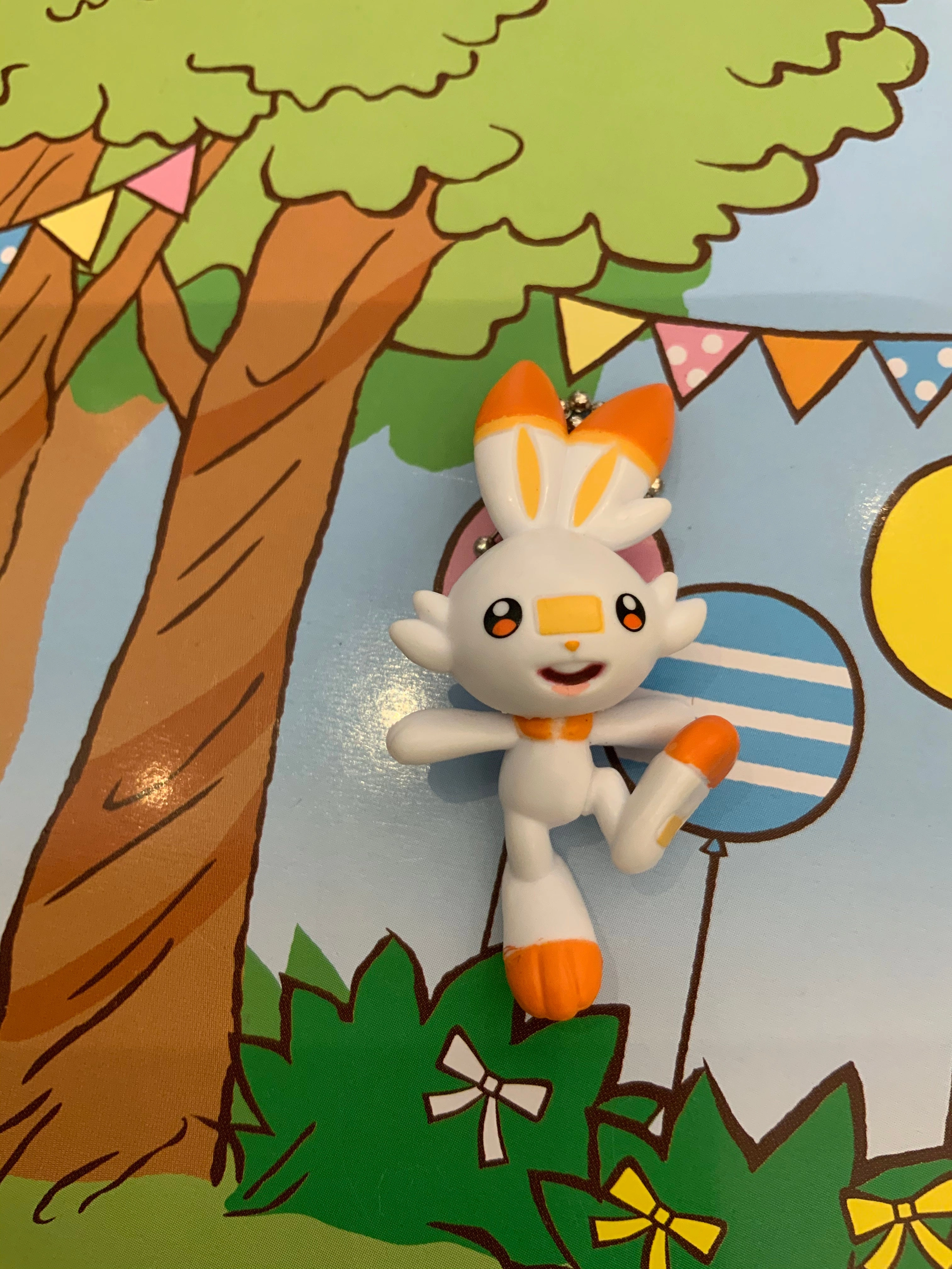 Fantasy Creature Classic Toy Pokemon Sword and Shield Mini Figure Keychain 6 Pieces Set (In-stock)