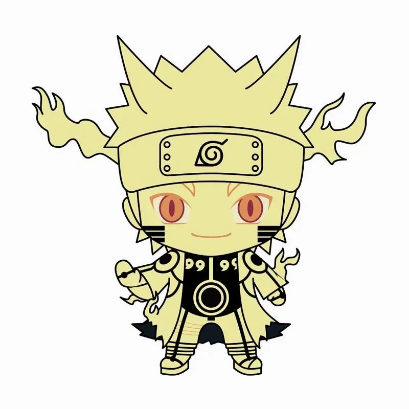 Magnet | 3D Foam | Naruto | Naruto Uzumaki - Kurama Link Mode Collectible Item Artistic Sculpture
