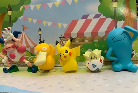 Spacecraft Model Pokemon Narande Taisou Mascot Figure 5 Pieces Set (In-stock)