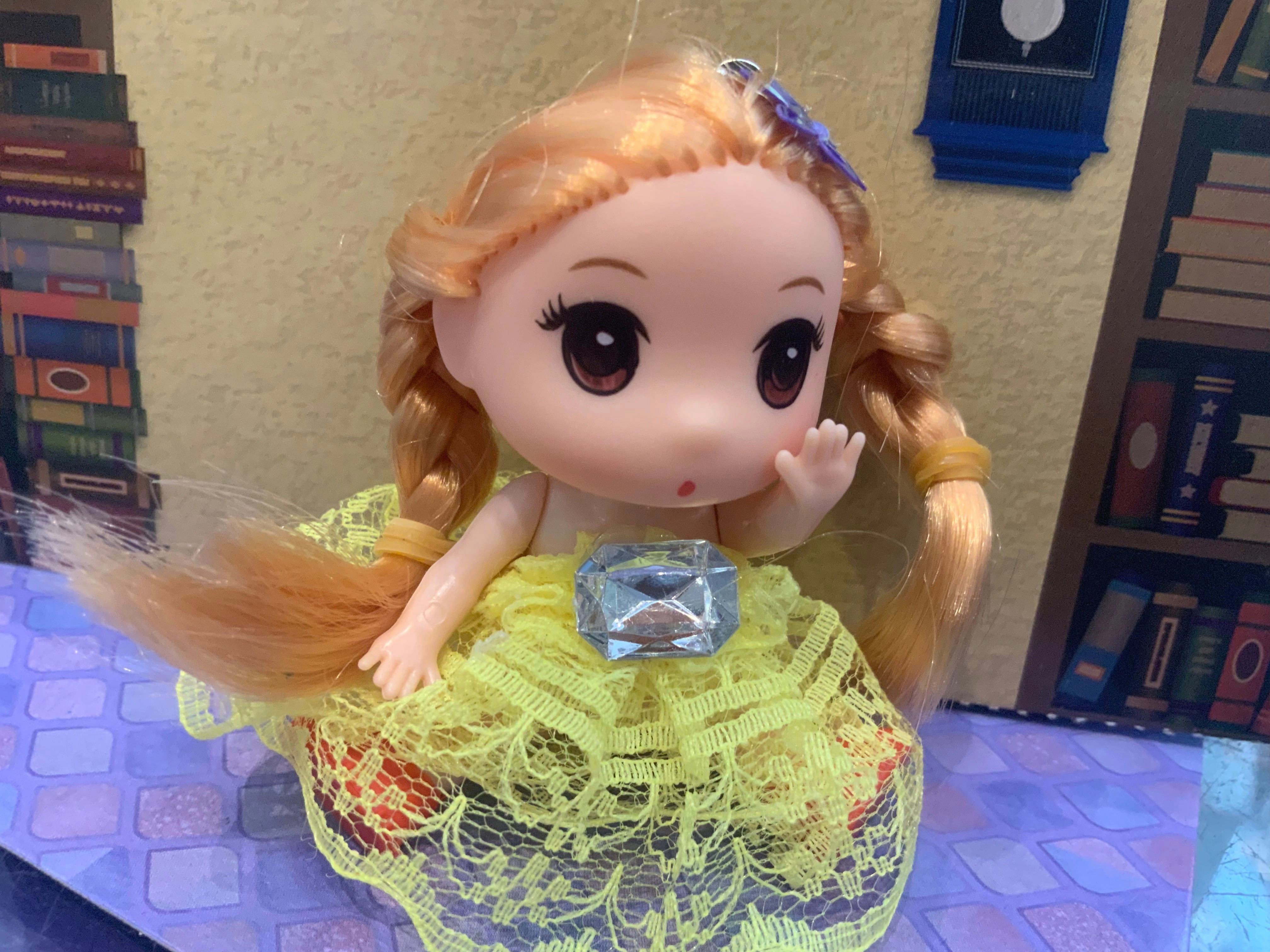 Feminine Little Doll Keychain 6 Pieces Set (In-stock) Gaming Merchandise Collection Showcase