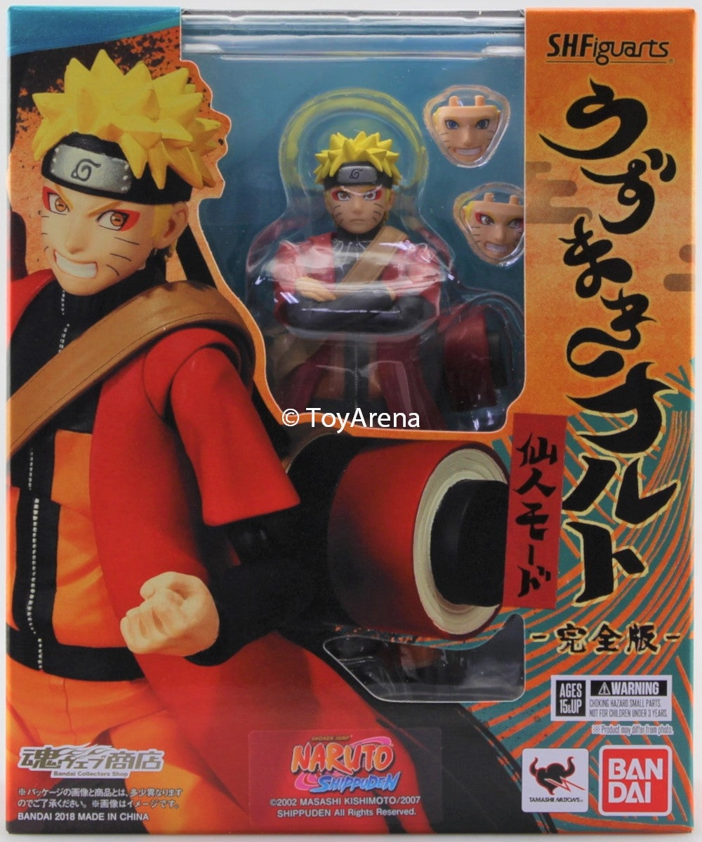 S.H. Figuarts Naruto Uzumaki Sage Mode Advanced Ver. Naruto Shippuden Action Figure Trending Now