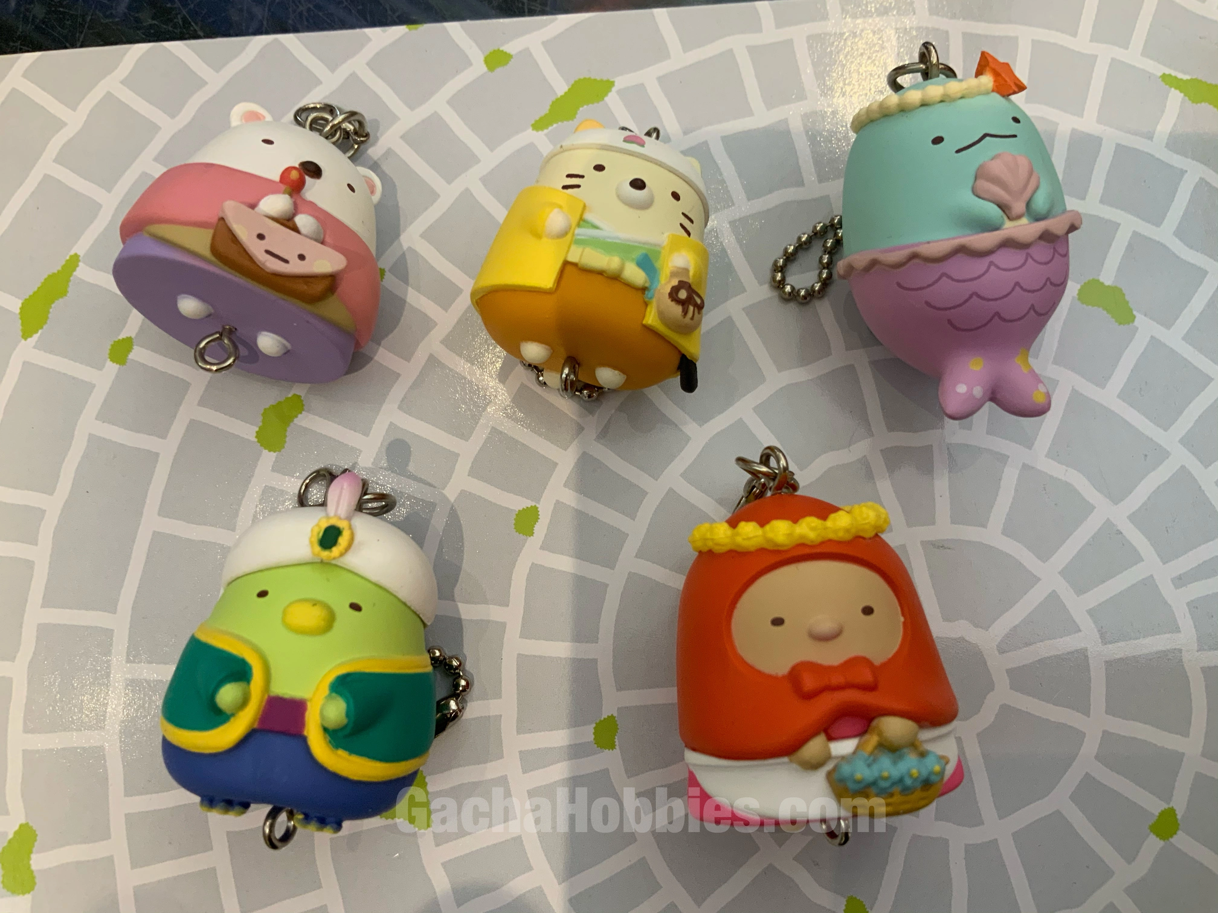 Movie Sumikko Gurashi Figure Keychain 5 Pieces Set (In-stock) Superhero Model