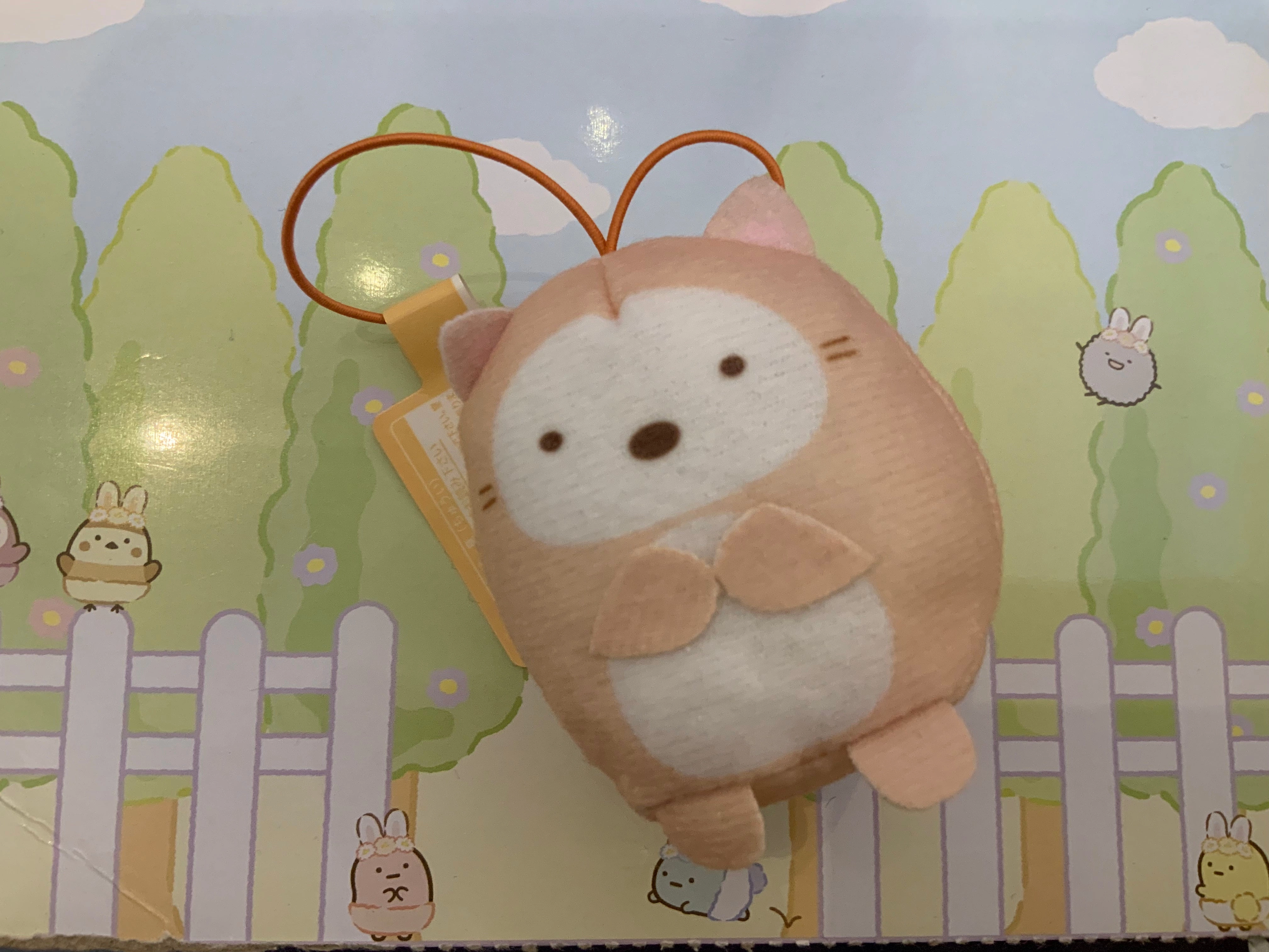 Limited Decor Sumikko Gurashi Cat Costume Small Plush Keychain 4 Pieces Set (In-stock)