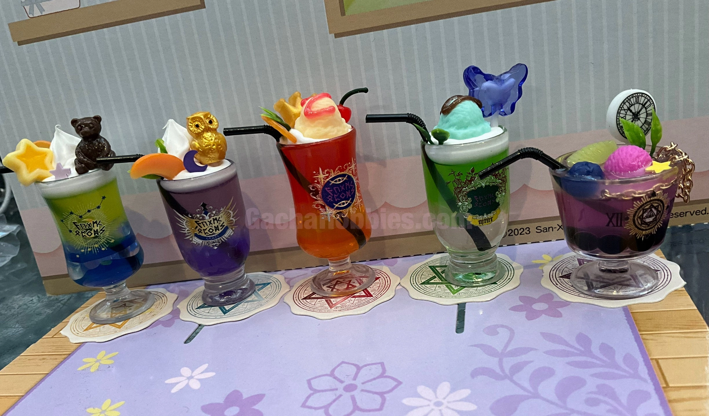 Toys Spirit Magic Glass Drink Figure 5 Pieces Set (In-stock) Preservation Tool