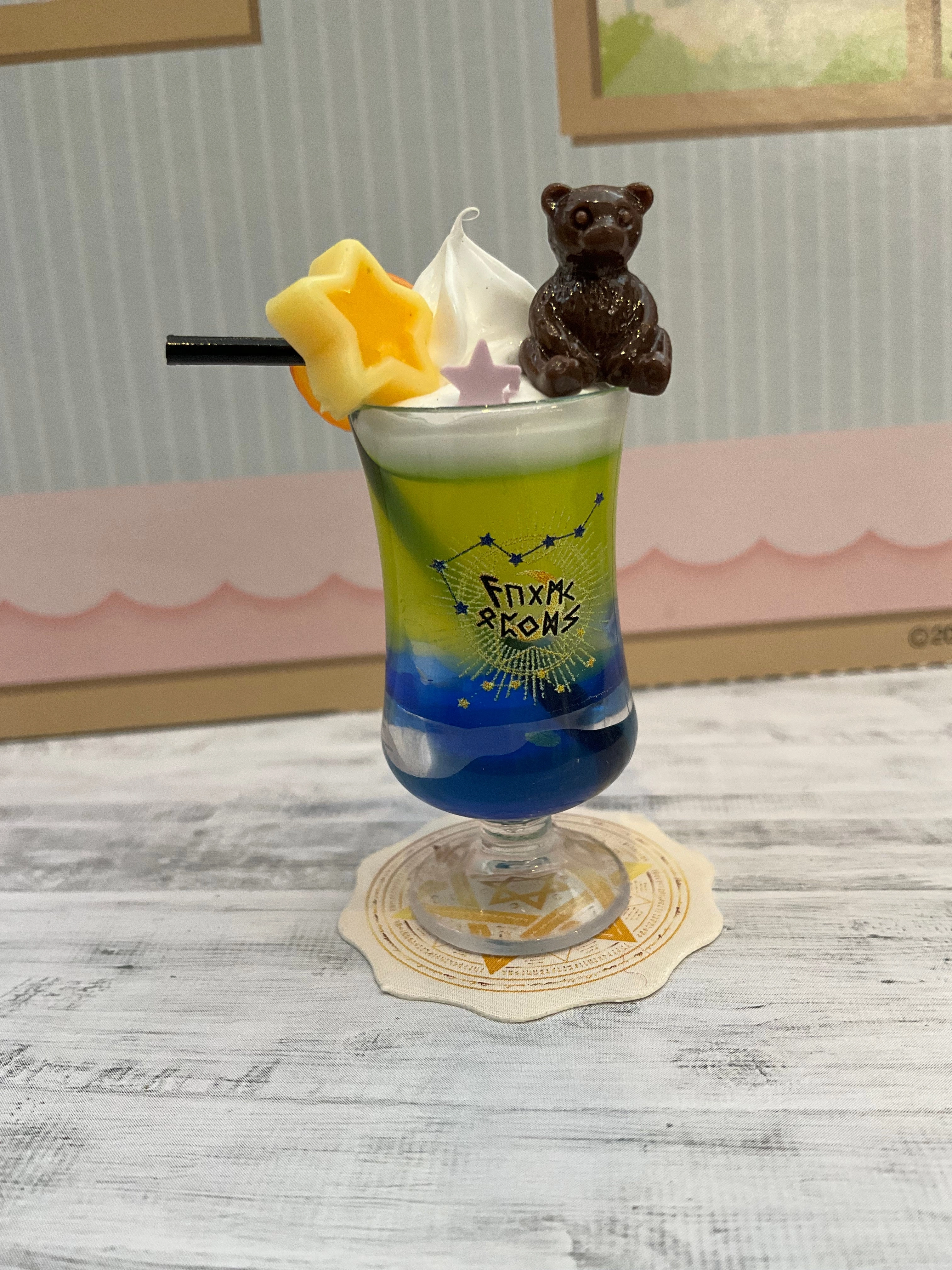 Mid Century Character Product Toys Spirit Magic Glass Drink Figure 5 Pieces Set (In-stock)