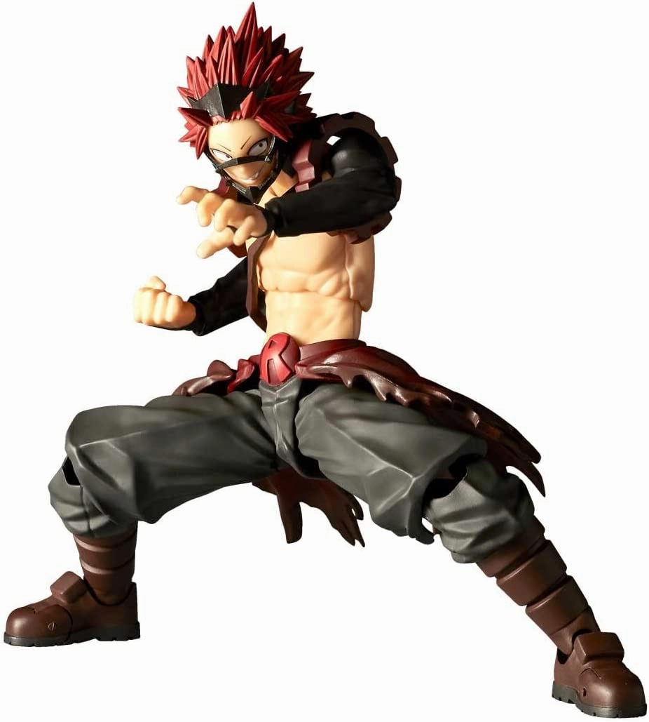Revoltech Amazing Yamaguchi "My Hero Academia" Kirishima Eijiro Action Pose Sculpture Reproduction