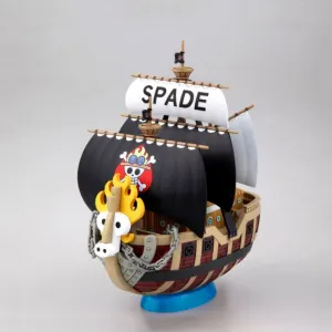 Mobile Game Art Hobby Bandai One Piece Grand Ship Collection #12 Spade Pirate Ship Model Kit