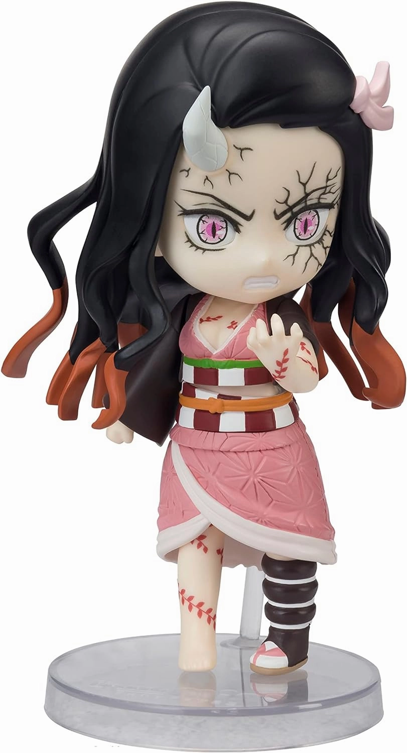 Vinyl Piece Professional Grade Figuarts Mini "Demon Slayer: Kimetsu no Yaiba" Kamado Nezuko Awakened Demon Form