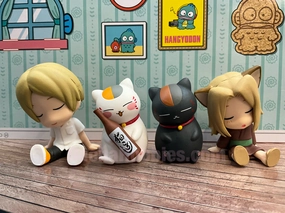 Natsume Yuujinchou Characters Sleeping on Shoulder Figure 4 Pieces Set (In-stock) Movie Unit Sculpted Art