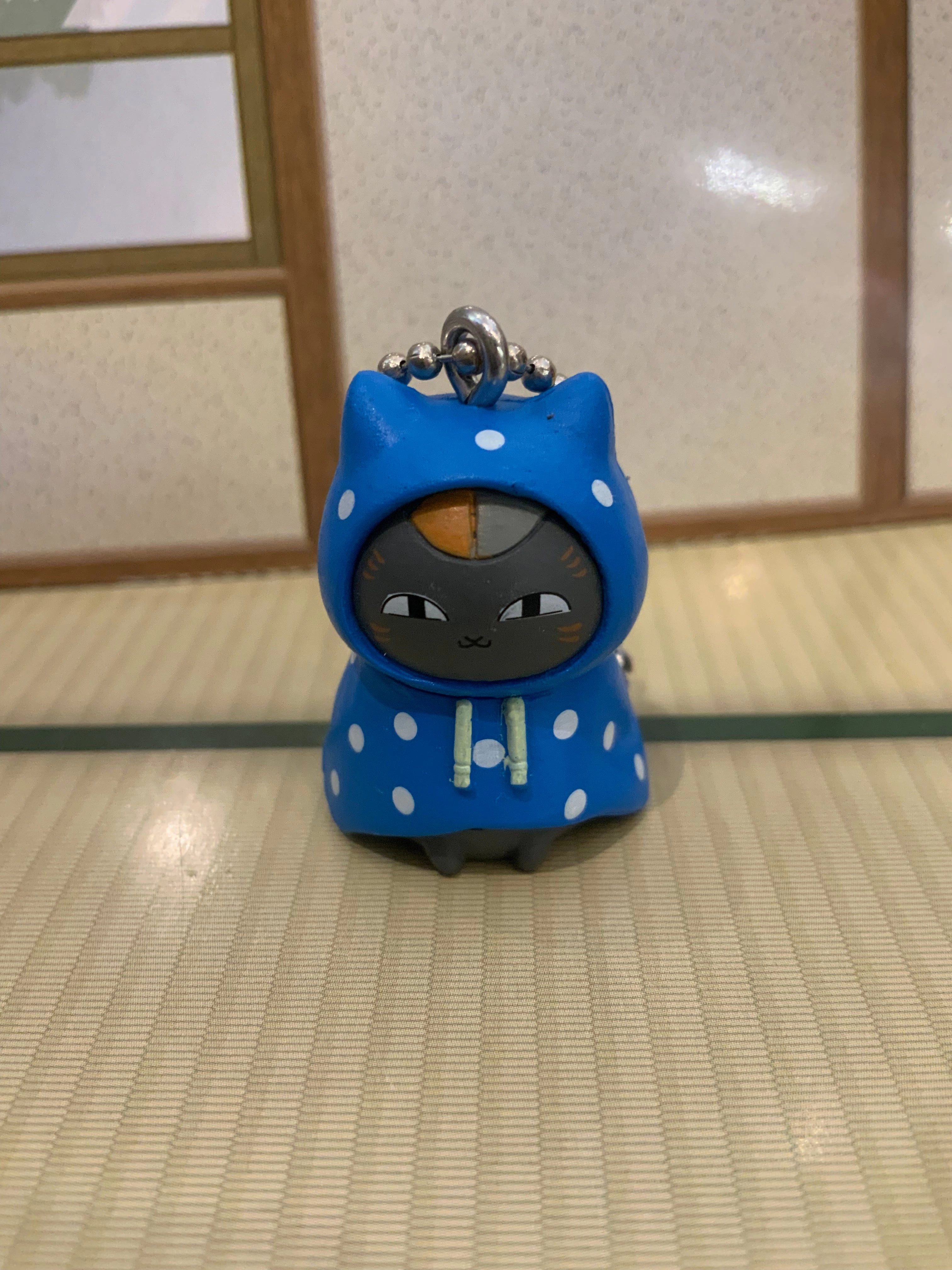 Natsume Yuujinchou Nyanko-sensei and Rainy Days Figure Keychain 5 Pieces Set (In-stock) Fantasy Collectible Steampunk Gadget