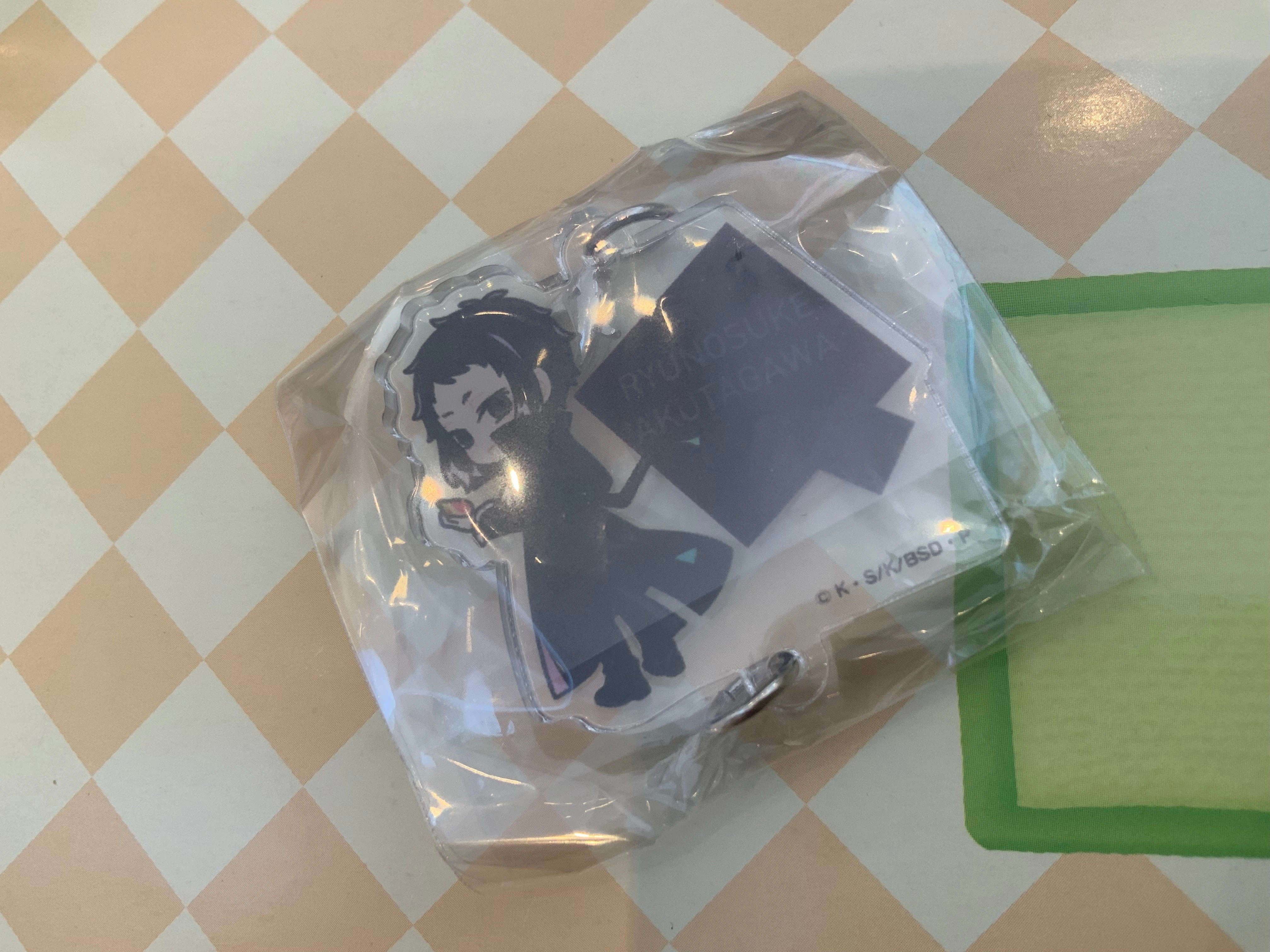 Educational Display Influencer Pick NIC Bungo Stray Dogs Character Acrylic Keychain 6 Pieces Set (In-stock)