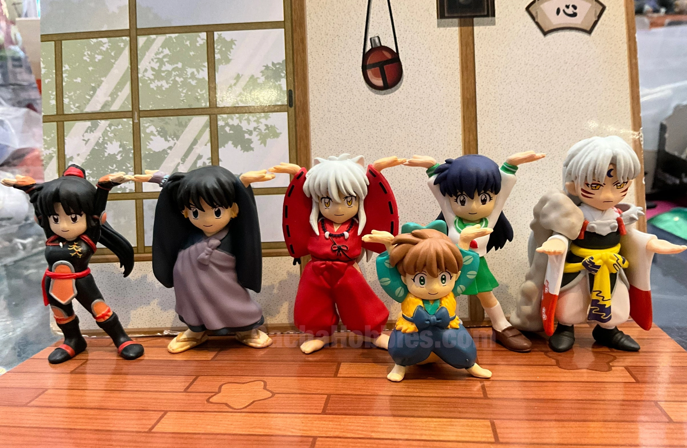 Action Item Action Product Inuyasha Characters Hands Up Figure 6 Pieces Set (In-stock)