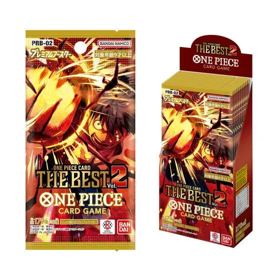 One Piece Card Game Premium Booster The Best PRB-02 - Japanese Version Surprise Pack Display Exclusive Series Set