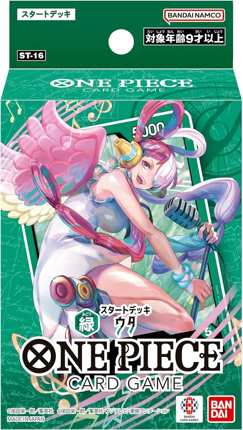 "One Piece" Card Game Start Deck Green Uta ST-16 Mythical Figure