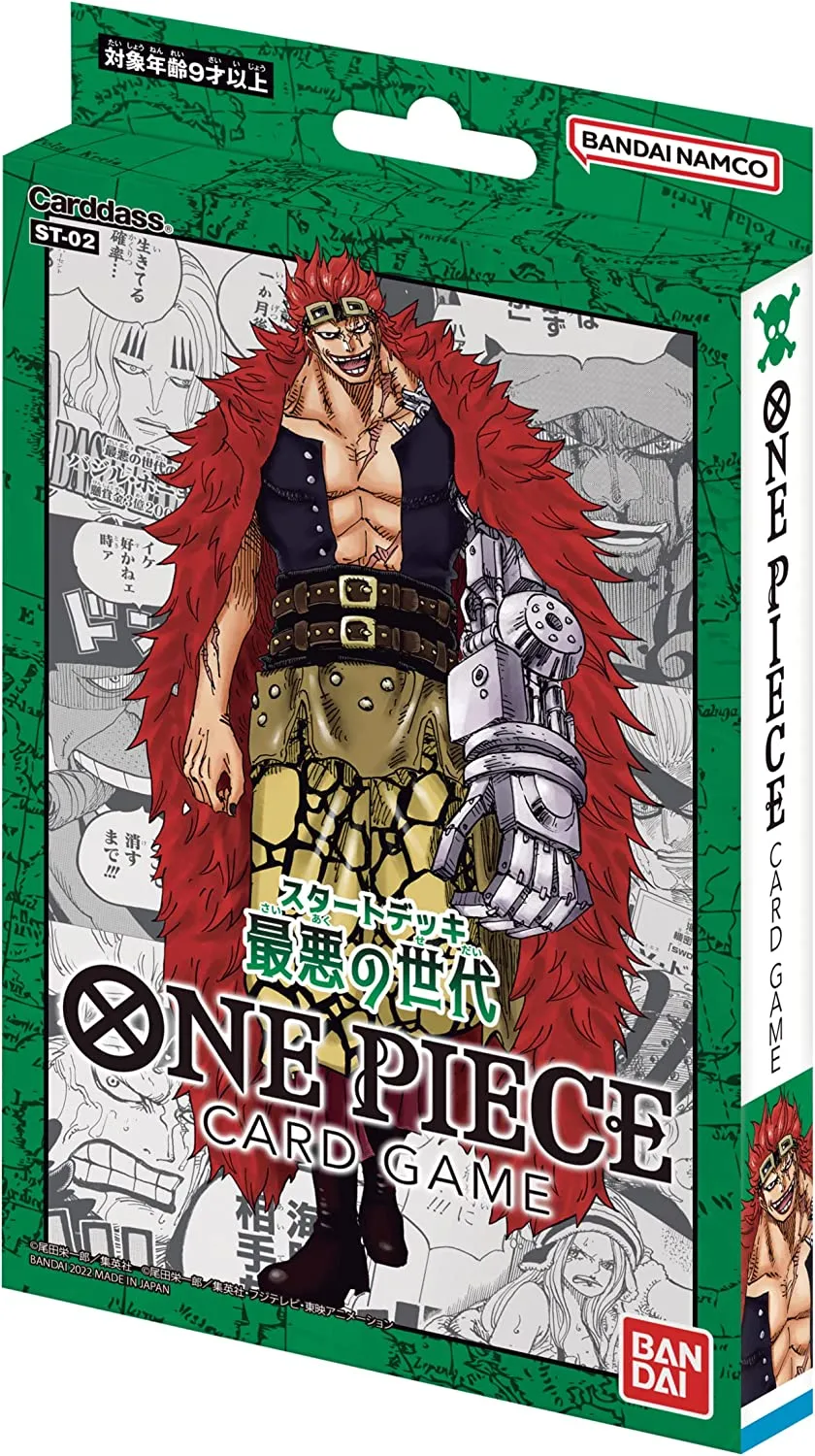 "One Piece" Card Game Start Deck Worst Generation ST-02 Pixar Character