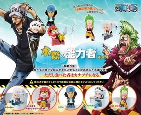 One Piece Mizu Mizu no Mi Character Cup Hanger Figure Vol.4 5 Pieces Set (In-stock) Home Office High End